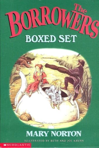 Cover of The Borrowers Boxed Set (The Borrowers, The Borrowers Afield, The Borrowers Afloat, The Borrowers Aloft with the short tale Poor Stainless, and The Borrowers Avenged) by Mary Norton (2001-09-01)
