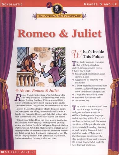 Cover of Romeo and Juliet