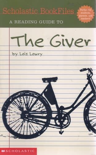Cover of A Reading Guide to The Giver (Scholastic Bookfiles)