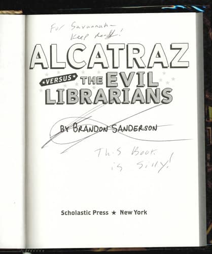 Cover of Alcatraz Versus the Evil Librarians