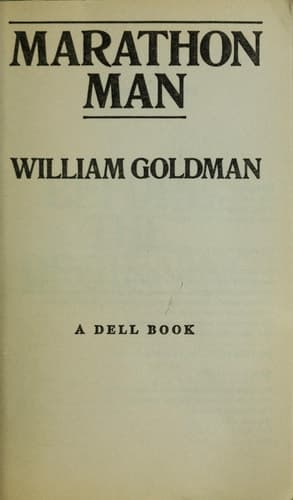 Cover of Marathon Man