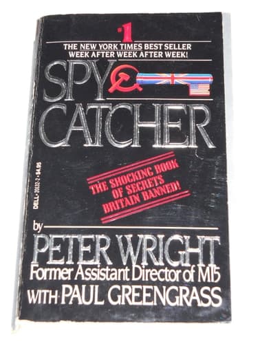 Cover of Spycatcher The Candid Autobiography of a Senior Intelligence Officer