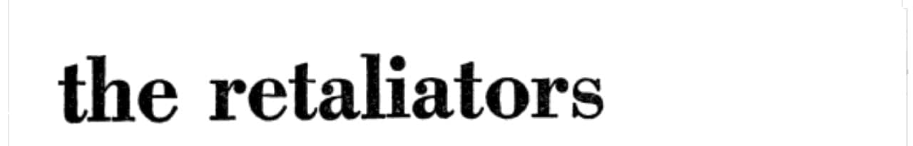 Cover of The Retaliators