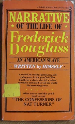 Cover of Narrative of the Life of Frederick Douglass, An American Slave