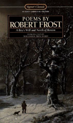 Cover of Poems by Robert Frost A Boy's Will and North of Boston