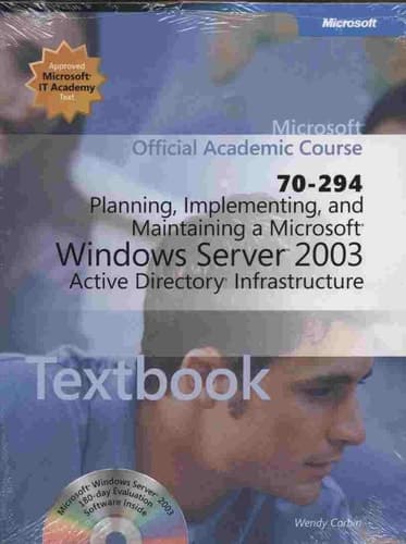 Cover of 70-294: Planning, Implementing, and Maintaining a Microsoft Windows Server 2003 Active Directory Infrastructure Package
