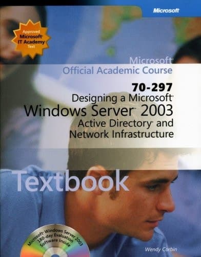 Cover of 70-297 Designing a Microsoft Windows Server 2003 Active Directory and Network Infrastructure Package