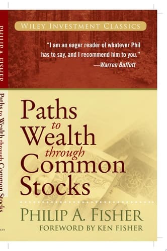 Cover of Paths to Wealth Through Common Stocks