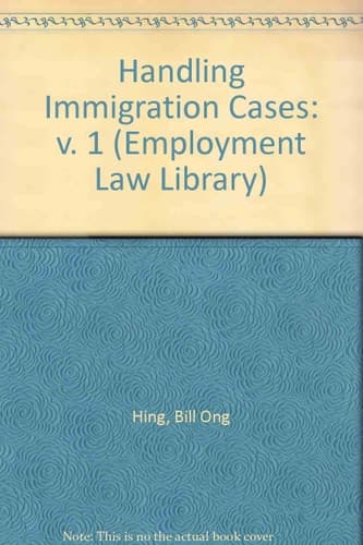 Cover of Handling Immigration Cases (Employment Law Library)