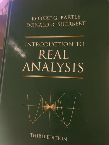 Cover of Introduction to Real Analysis, 3rd Edition