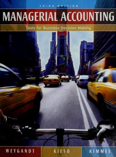 Cover of Managerial Accounting Tools for Business Decision Making