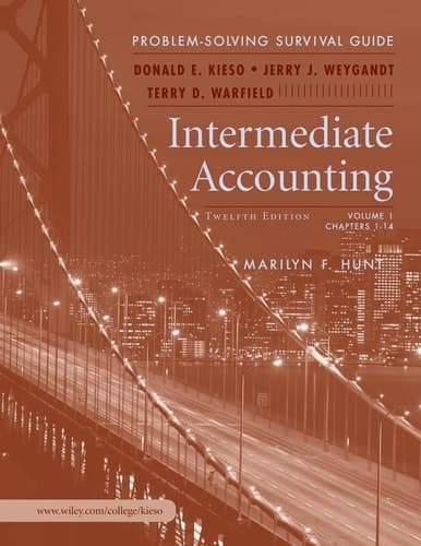 Cover of Intermediate Accounting, Problem Solving Survival Guide Vol. I (Ch1-14) t/a Intermediate