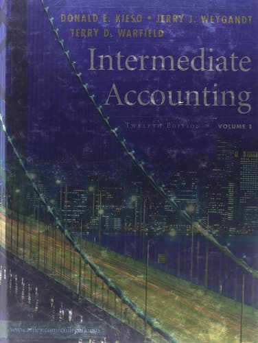 Cover of Intermediate Accounting, Volume 1