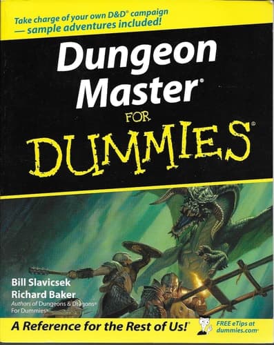 Cover of Dungeon Master For Dummies
