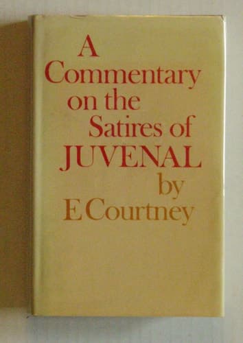 Cover of A Commentary on the Satires of Juvenal