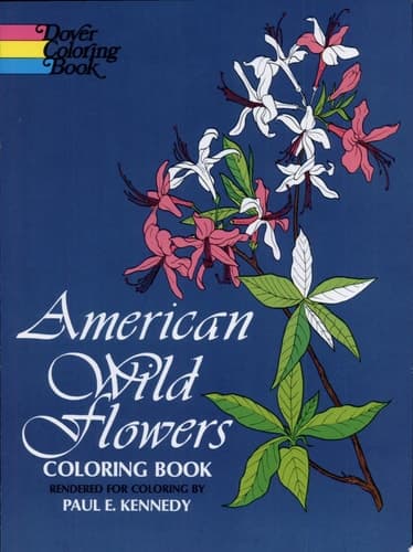 Cover of American Wild Flowers Coloring Book