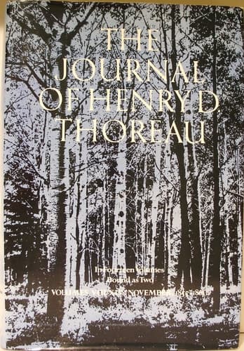 Cover of The Journal of Henry D. Thoreau