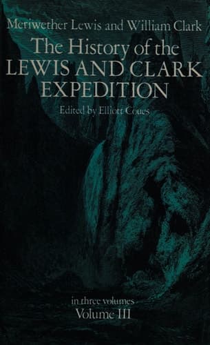 Cover of The History of the Lewis and Clark Expedition