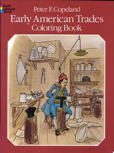 Cover of Early American Trades Coloring Book