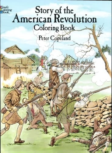 Cover of Story of the American Revolution Coloring Book