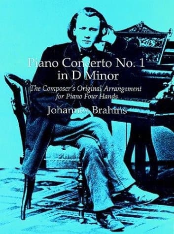 Cover of Piano Concerto No. 1 In D Minor: The Composer's Original Arrangement for Piano Four Hands