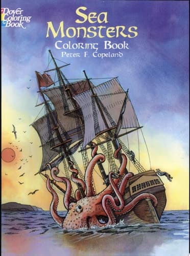 Cover of Sea Monsters Coloring Book