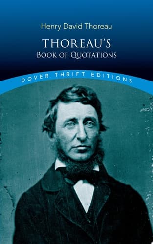 Cover of Thoreau A Book of Quotations