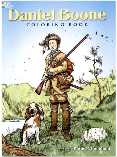 Cover of Daniel Boone Coloring Book