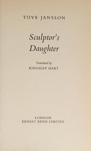 Cover of Sculptors' Daughter
