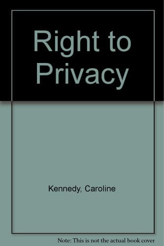 Cover of The Right to Privacy