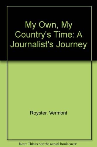 Cover of My Own Country's Time A Jou