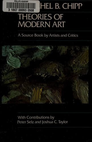 Cover of Theories of Modern Art A Source Book by Artists and Critics
