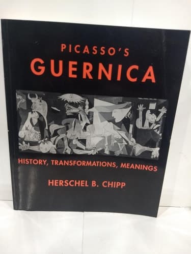 Cover of Picasso's Guernica History, Transformations, Meanings