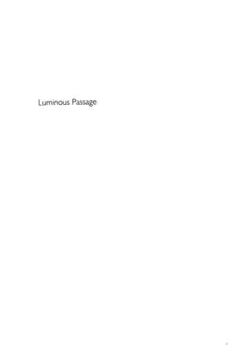 Cover of Luminous Passage The Practice and Study of Buddhism in America
