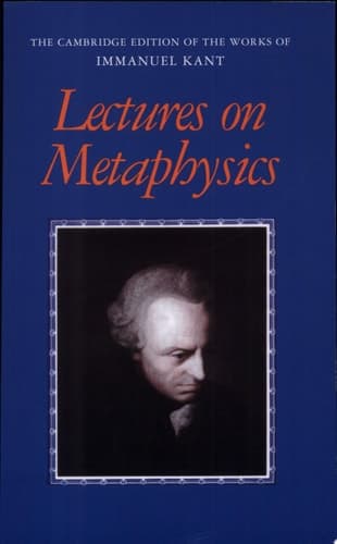 Cover of Lectures on Metaphysics