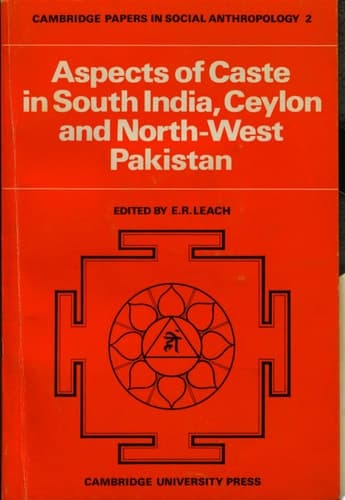 Cover of Aspects of Caste in South India, Ceylon and North-West Pakistan