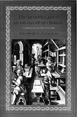 Cover of The Printing Press as an Agent of Change