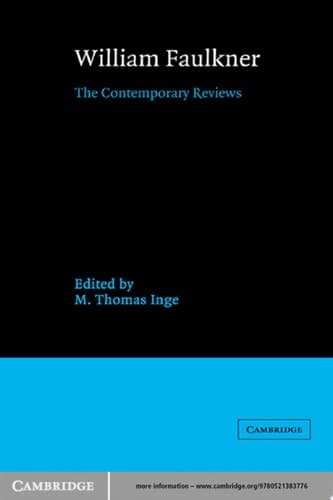 Cover of William Faulkner The Contemporary Reviews