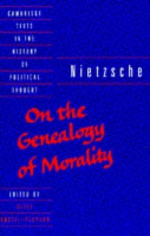 Cover of Nietzsche: 'On the Genealogy of Morality' and Other Writings