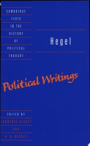 Cover of Hegel: Elements of the Philosophy of Right