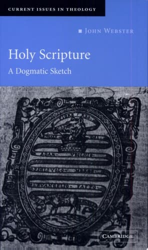 Cover of Holy Scripture A Dogmatic Sketch