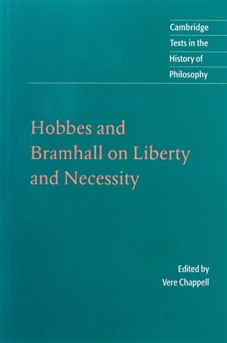 Cover of Hobbes and Bramhall on Liberty and Necessity
