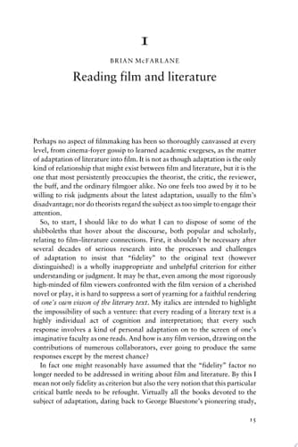 Cover of The Cambridge Companion to Literature on Screen