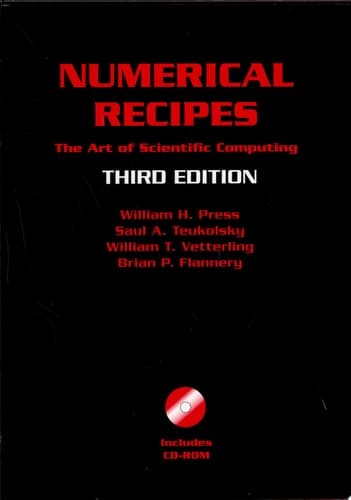 Cover of Numerical Recipes with Source Code CD-ROM 3rd Edition The Art of Scientific Computing