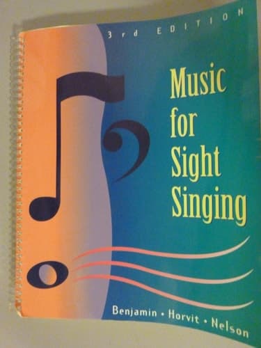 Cover of Music for Sight Singing