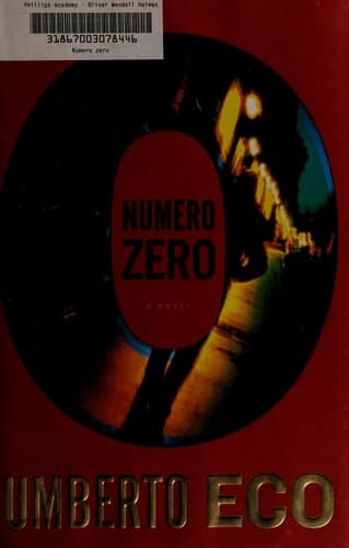 Cover of Numero Zero