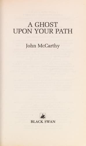 Cover of A Ghost Upon Your Path