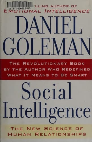 Cover of Social Intelligence: The New Science of Human Relationships