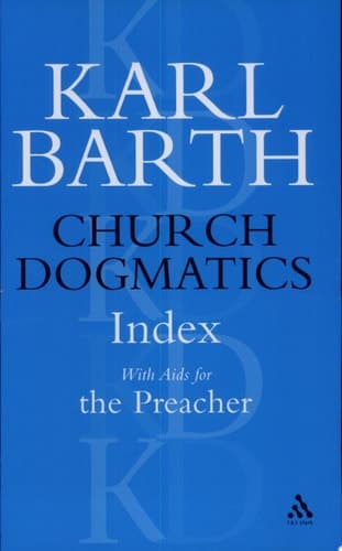 Cover of Church Dogmatics Index, With Aids for the Preacher