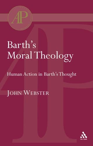 Cover of Barth's Moral Theology